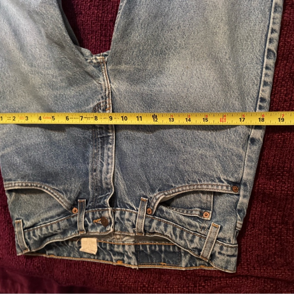 LEVIS 505 VINTAGE REGULAR FIT MADE IN PUERTO RICO -USA 32-33 - Picture 15 of 16